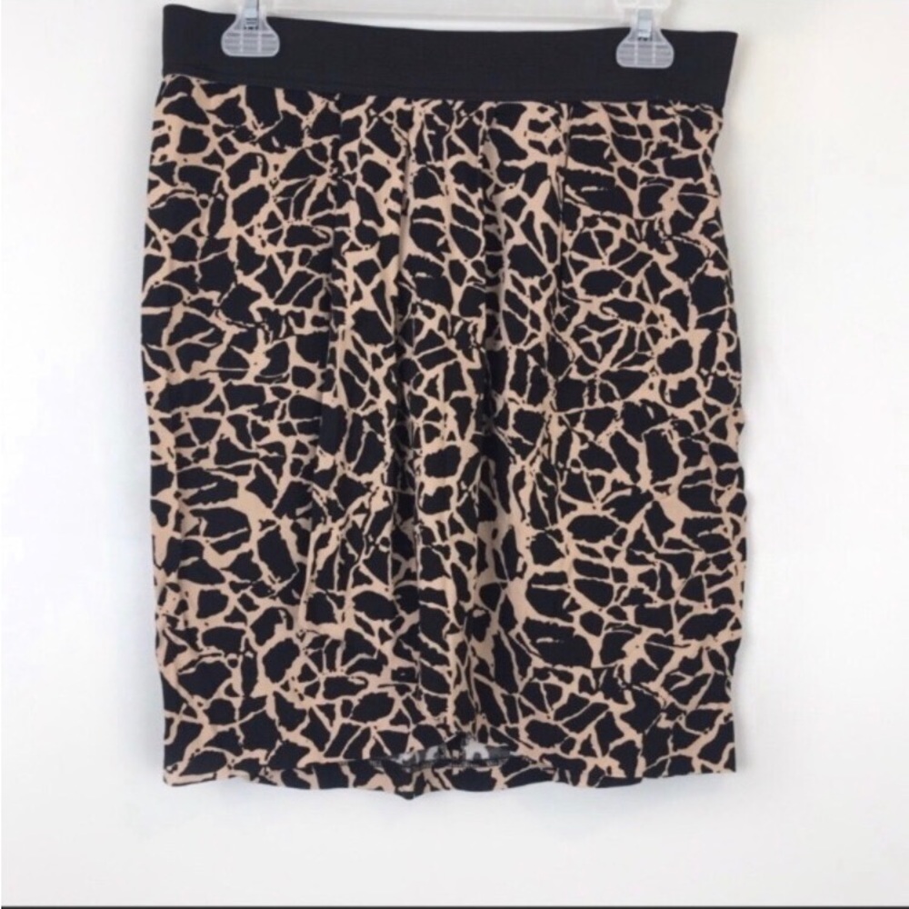 Forever 21 Black and Tan mosaic skirt